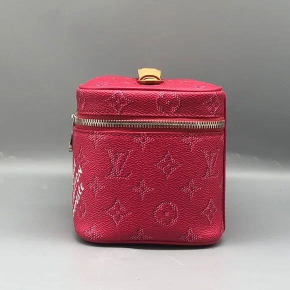 Louis Vuitton Nice Mini Monogram Empreinte Pink Vanity Case Bag - Picture 5 of 15